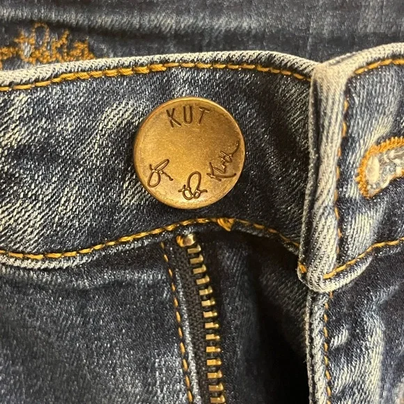 Kut from the Kloth Classic Blue Women's Toothpick Skinny Jeans Size 4 - Picture 6 of 10